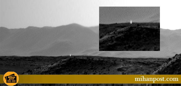 مشاهده نور عجیب در مریخ + عکس