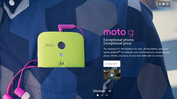 آشنایی با برترین اسمارت فون هایی برای گوش دادن موزیک + عکس 8 موتورولا Moto G