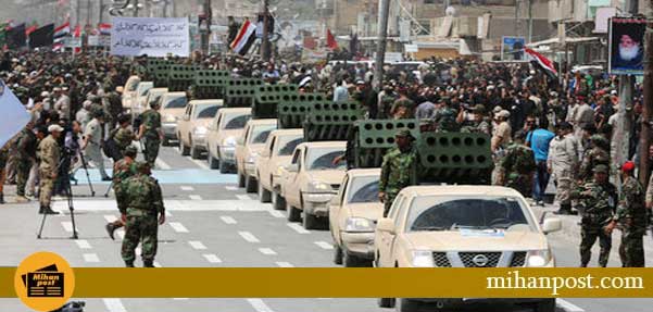 رژه حامیان صدر در عراق سرایا السلام
