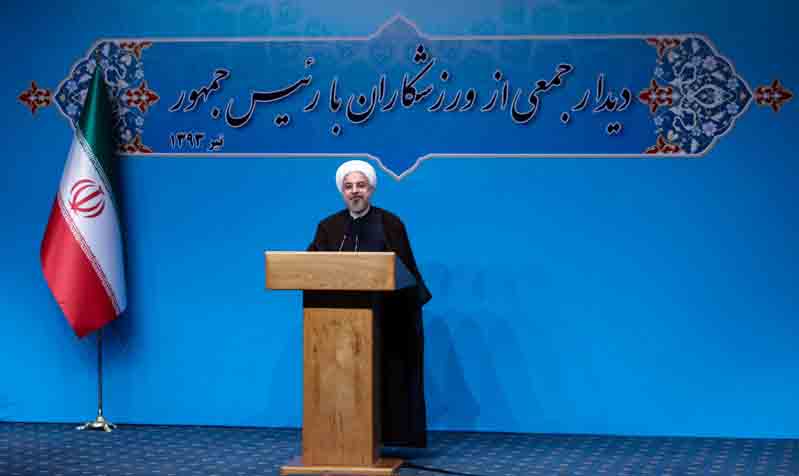 روحانی:مظلوم پیروز و تجاوزگر شکست میخورد 2 روحانی:ورزشکاران با حضورشان در عرصه بینالملل میتوانند بهعنوان مبلغ فرهنگ ایرانی و اسلامی در سطح جهان بسیار موثر باشند و نشاط و شور را بین مردم بهوجود آورند
