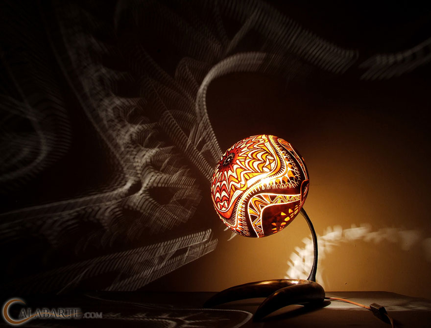 تولید چراغ های اتاق خواب فوق العاده جالب و خلاقانه + عکس 40 چراغ اتاق خواب کدوی تزئینی آفریفایی