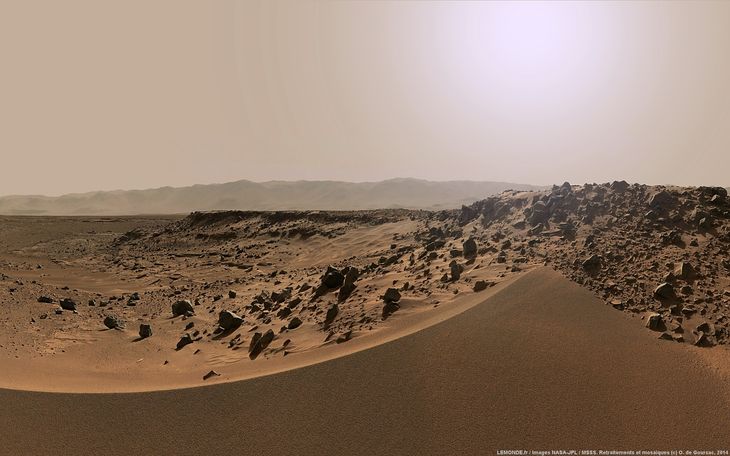 جدیدترین تصاویر کاوشگر"کنجکاوی"ناسا از مریخ