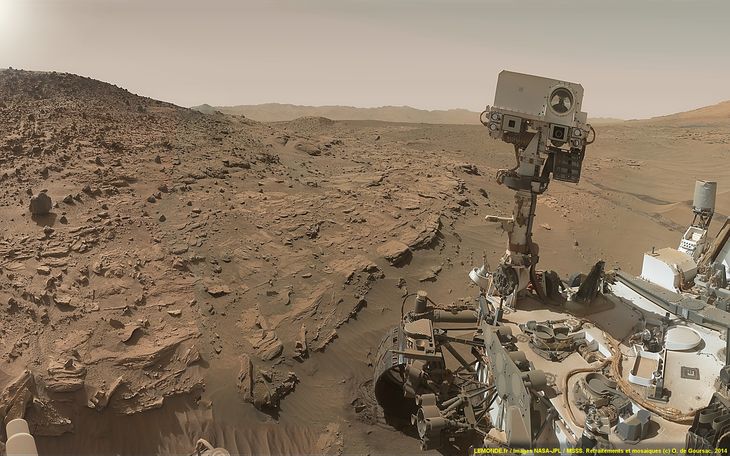 جدیدترین تصاویر کاوشگر"کنجکاوی"ناسا از مریخ