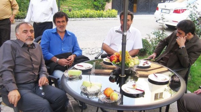 «مردتنهای شب»این روزها در ایران چه می کند + عکس 2 حبیب در کنار اصغر حاجیلو و سمیر زند در شمال ایران