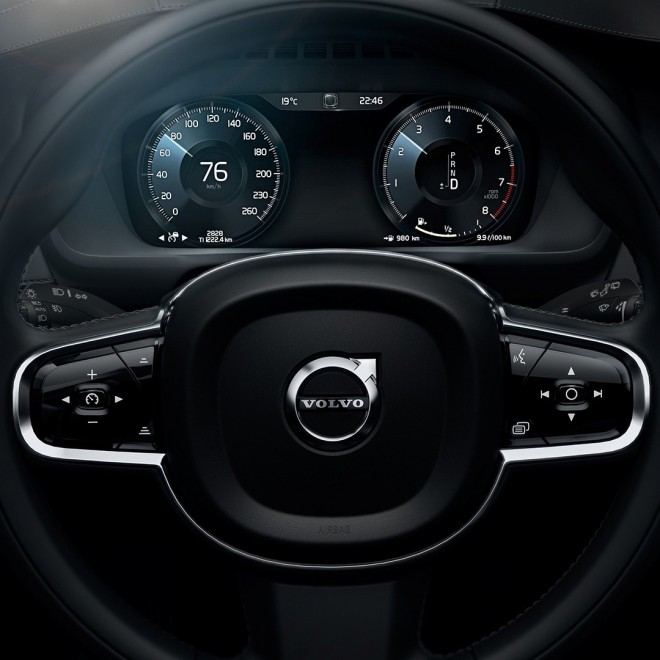استفاده از تبلت بجای نمایشگر در«ولوو شاسیXC90 2015» + عکس 5 ولوو شاسی XC90 2015