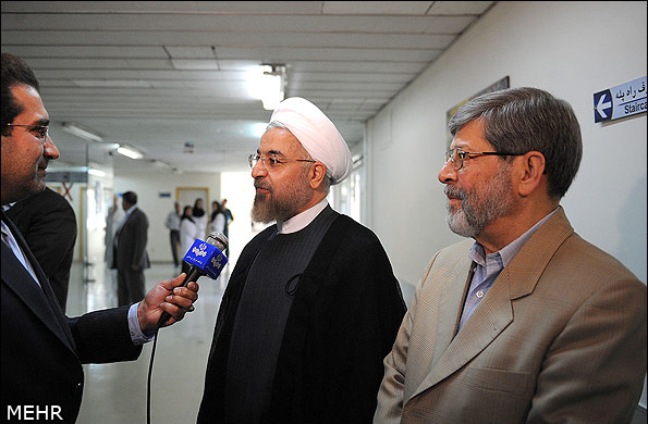 عیادت رئیس جمهور از رهبر معظم انقلاب در بیمارستان + عکس 5 عیادت رئیس جمهور از رهبر معظم انقلاب