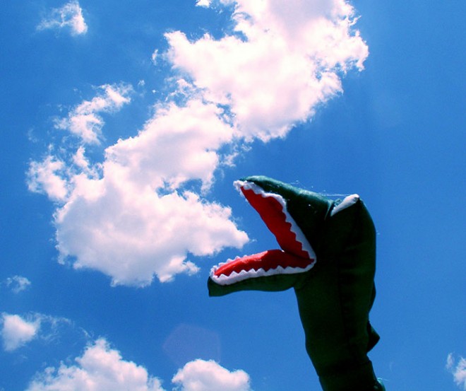 عکاسی خلاقانه و شوخی با ابرهای زیبا و دیدنی