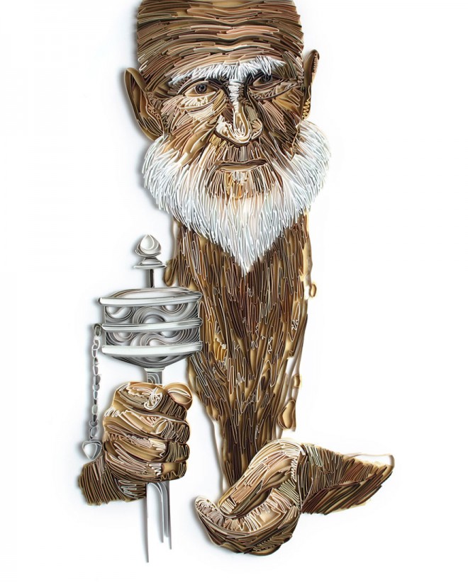  خلق تصاویر فوق العاده جالب با کاغذ های رنگی