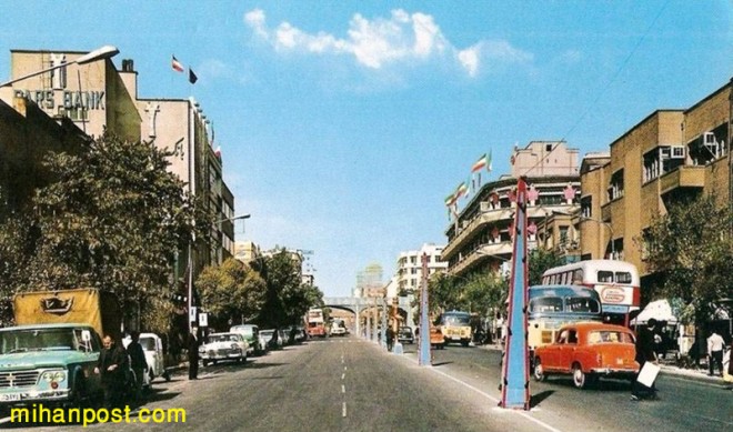     عکسی دیدنی از خیابان سعدی تهران در دهه 40
