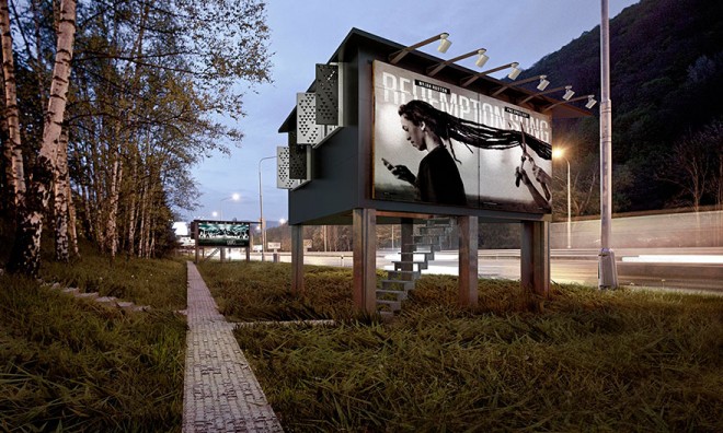 طراحی جالب و خلاقانه«خانه های بیلبوردی»برای بی خانمان ها +عکس 3 bilboard-houses-for-homeless-project-gregory-4