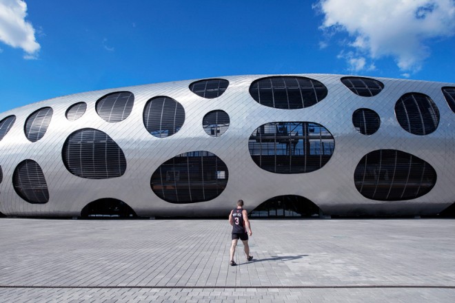 معماری جالب و سلولی یک«استادیوم فوتبال»در بلاروس + عکس 6 معماری جالب سلولی یک«استادیوم فوتبال»در بلاروس