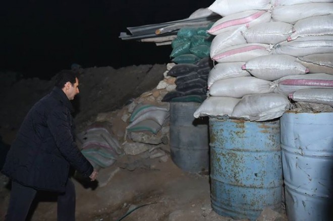 بشار اسد شب سال نو میلادی ۲۰۱۵ کجا رفت + گزارش تصویری 4 بازدید بشار اسد از ارتش در شب سال نو میلادی