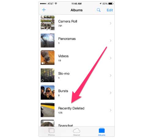 روش بازگرداندن عکسهای حذف شده در گوشی های iphone + عکس 4 بازیابی عکس از گوشی آیفون