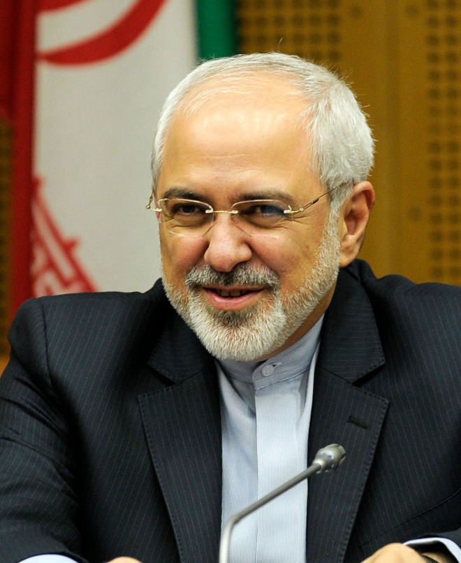 ATOMGESPR?CHE DER UN-VETOM?CHTE MIT DEM IRAN: ZARIF // NUCLEAR TALKS E3/EU+3 AND IRAN: ZARIF