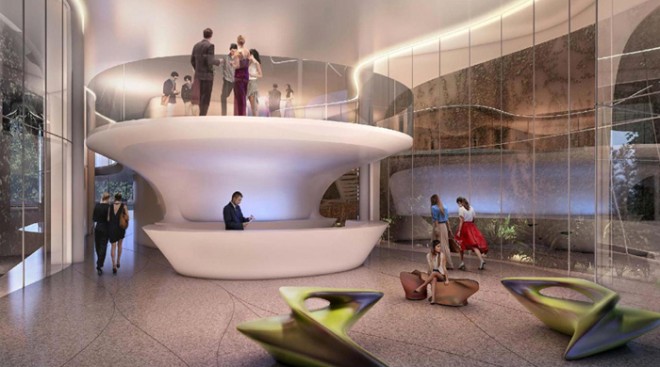 طراحی چشم نواز آپارتمان لوکس توسط زاها حدید در برزیل