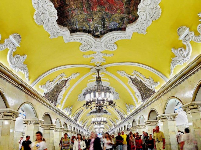 شاهکار معماری مترو مسکو 