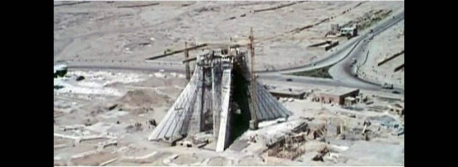 مراحل ساخت برج آزادی در سال 1348 + عکس 2 مراحل ساخت برج آزادی در سال 1348