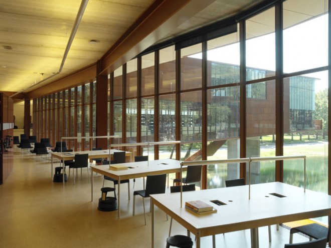 نگاهی به معماری دیدنی دانشکده هنر دانشگاه آیووا آمریکا + عکس 11 IOWAP-0565-W-PROJECT-HORI