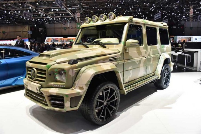 مرسدس G63 AMG نظامی دستپرورده منصوری + عکس 5 مرسدس G63 AMG نظامی دستپرورده منصوری