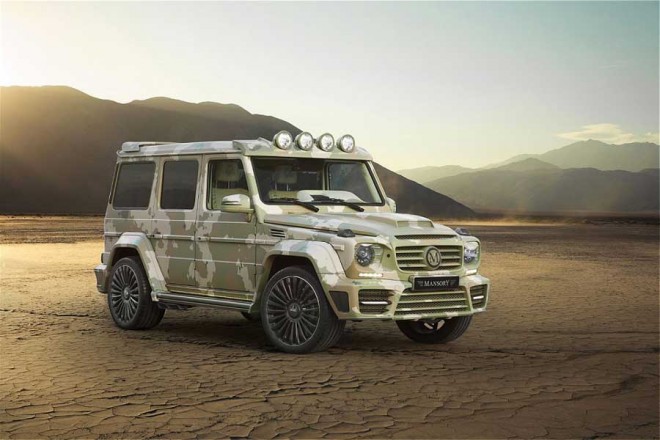 مرسدس G63 AMG نظامی دستپرورده منصوری + عکس 3 مرسدس G63 AMG نظامی دستپرورده منصوری