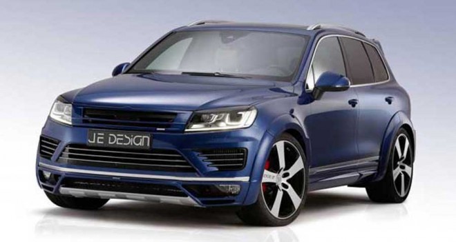 فولکسواگن توراِگ دیزلی با تیون JE دیزاین + عکس 2 فولکسواگن توراِگ TDI V8