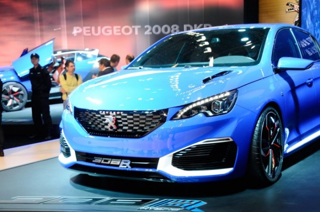 نگاهی به خودروهای کانسپت نمایشگاه شانگهای 2015 + عکس 38 پژو Peugeot 308 R هیبریدی کانسپت