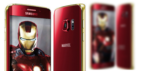 نسخه‌ی مرد آهنین (Iron Man) گوشی‌ گلکسی اس ۶ اج