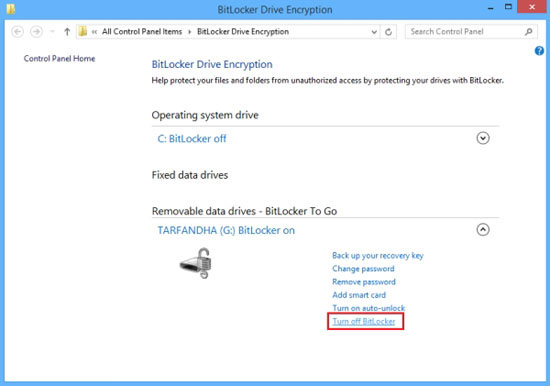 فقل فلش مموری در ویندوز