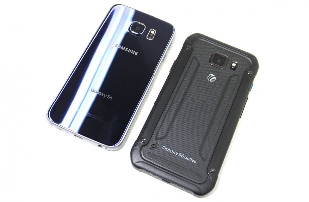 نگاهی مقایسه ای به گوشی های گلکسی اس ۶ و گلکسی اس ۶ اکتیو + عکس 5 Galaxy-S6-Active-vs-s6-1-620x406