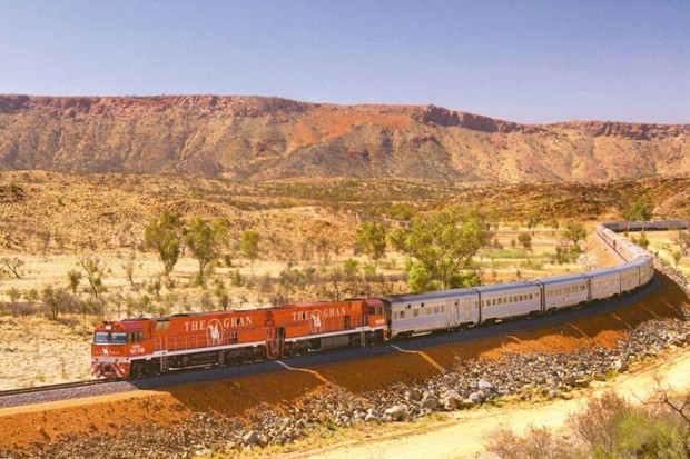 خط آهن -قطار - گان در استرالیا