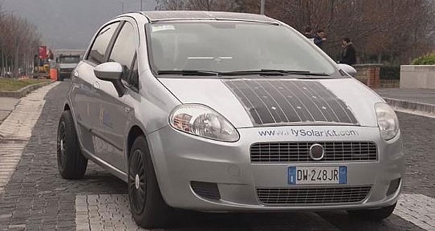 استفاده از انرژی خورشیدی در خودروهای دوگانه سوز 