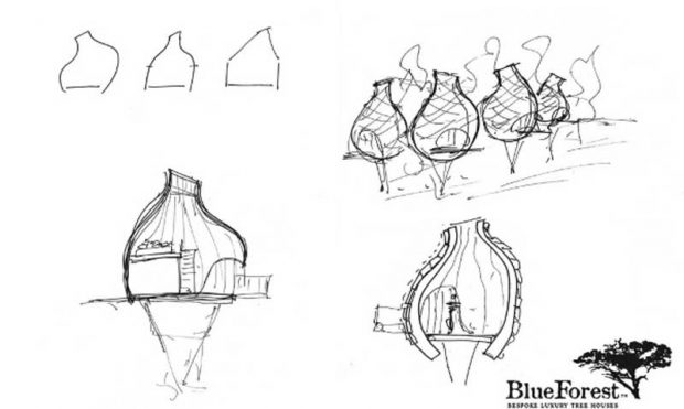 نگاهی به طراحی مفهومی خانههای درختی و هیجان انگیز بلو فارست 6 طراحی مفهومی خانههای درختی هیجان انگیز بلو فارست