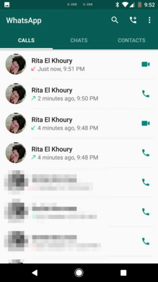 امکان تماس تصویری برای برخی کاربران واتس‌اپ