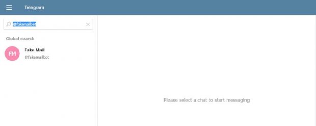 دریافت ایمیل با نرم افزار پیام رسان تلگرام + آموزش 2 دریافت ایمیل از داخل نرم افزار تلگرام
