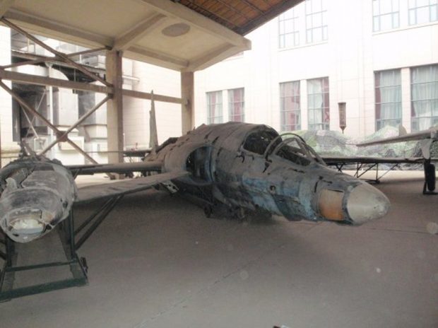 لاشه هواپیمای جاسوسی لاکهید یو-۲ (۱۶) در موزه نظامی انقلاب مردم چین