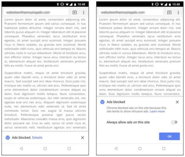 فیلتر تبلیغات در مرورگر گوگل کروم