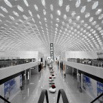 نگاهی به شاهکار معماری فرودگاه بین المللی شنزن چین+عکس 9 17به شاهکار معماری فرودگاه بین المللی شنزن چین