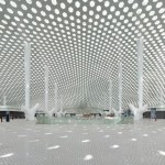 نگاهی به شاهکار معماری فرودگاه بین المللی شنزن چین+عکس 18 به شاهکار معماری فرودگاه بین المللی شنزن چین10