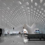 نگاهی به شاهکار معماری فرودگاه بین المللی شنزن چین+عکس 20 به شاهکار معماری فرودگاه بین المللی شنزن چین12
