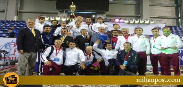 تیم ملی کشتی آزاد مدال طلا قهرمان آسیا