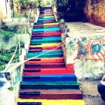 خلاقیت در کاشی کاری و نقاشی خیابانی پله + عکس 13 creative stairs street art 10 1