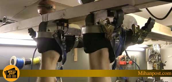 راه رفتن روي سقف کفش