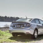 خودرو ۳۰ هزار دلاری«هوندا سیویک ۲۰۱۵» + عکس 6 2013 honda civic hybrid rear