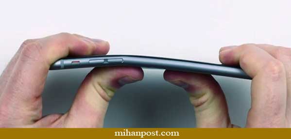 خم شدن iphone 6