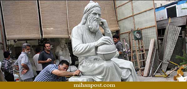 مجسمه خيام در آمريكا1