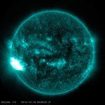 ناسا بزرگترین جرقه خورشیدی سال ۲۰۱۴ را ثبت کرد + عکس و ویدیو 5 x class solar flare sdo