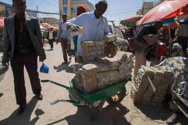جابجایی عجیب پول با فرغون در سومالی لند + عکس 9 سومالي لند