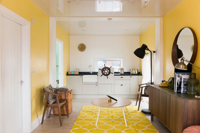 خانه شناور و متحرک رود تیمز لندن