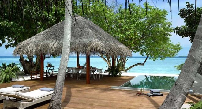 سفری به زیباترین جزیرهی مرجانی و توریستی دنیا + عکس 3 two bedroom beachvilla deck