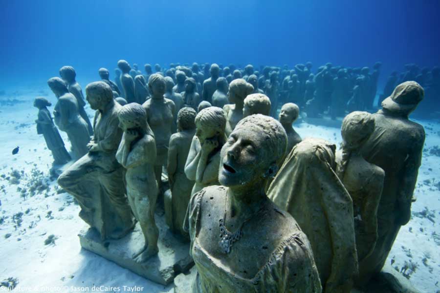 underwater sculpture museum 11
